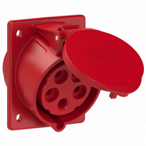 GNIAZDO TABLICOWE SKOŚNE TWIST  32A 400V 3P+Z+N 87x97mm  - PCE - 425-6