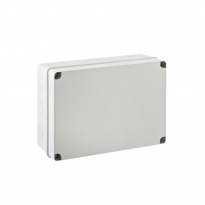 PUSZKA NATYNK 328X239X129MM Z OSŁABIENIAMI 12XM40 IP66/67 SZARY POKRYWA PEŁNA LIGHT - PCE - EX-322