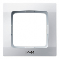 RAMKA POJEDYNCZA DO ŁĄCZNIKÓW IP44 BIAŁY KARO - OSPEL - RH-1S/00