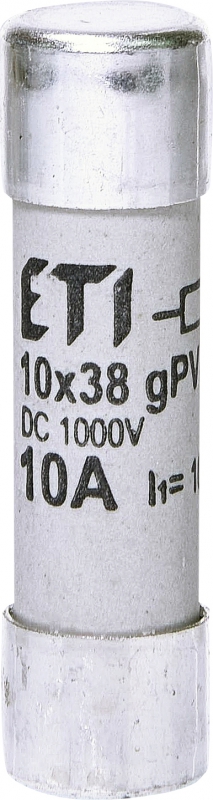 WKŁADKA TOPIKOWA CYLINDRYCZNA PV CH10X38 GPV 10A/1000V UL - ETI - 002625105