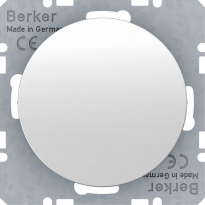 ZAŚLEPKA Z PŁYTKĄ CZOŁOWĄ BIAŁY POŁYSK R.1/R.3 - HAGER - 10092089
