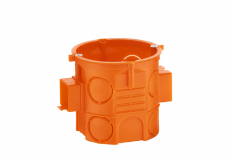 PUSZKA PODTYNK FI 60X61 SZEREGOWA Z WKRĘTAMI IP20 POMARAŃCZOWY S60DFW - SIMET - 33069008