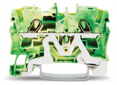 ZŁĄCZKA SZYNOWA PRZELOTOWA 2X4MM2 ŹÓŁTO-ZIELONY TOBJOBS - WAGO - 2004-1207