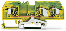 ZŁĄCZKA PE 3-PRZEWODOWA 6 MM2 ŻÓŁTO-ZIELONA. - WAGO - 282-687