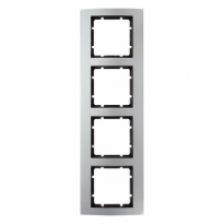 RAMKA POCZWÓRNA ALUMINIOWA ANTRACYT B.3 - HAGER - 10143004