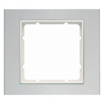 RAMKA POJEDYNCZA ALUMINIOWA BIAŁY B.3 - HAGER - 10113904