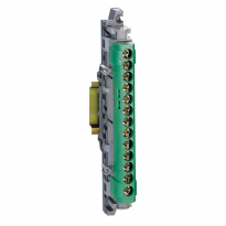 LISTWA PRZYŁĄCZENIOWA 13 ZACISKÓW DŁ. 113MM DO NEDBOX RWN EKINOX TX XL3125 RN65 ZIELONY - LEGRAND - 004834
