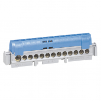 LISTWA PRZYŁĄCZENIOWA 13 ZACISKÓW DŁ. 113MM DO NEDBOX RWN EKINOX TX XL3125 RN65 NIEBIESKI - LEGRAND - 004844