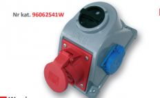 ZESTAW INSTALACYJNY Z GNIAZDEM COMBO-POL 32A 3P+Z+N GNIAZDO 230V 400V WYŁĄCZNIK 0-1 IP44 COMBO-POL - PCE - 96062541W