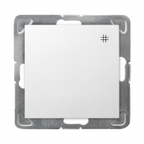 ŁĄCZNIK KRZYŻOWY ZACISKI AUTOMATYCZNE 16AX 250V IP20 BIAŁY IMPRESJA - OSPEL - ŁP-4Y/m/00