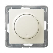 ŚCIEMNIACZ PRZYCISKOWO - OBROTOWY 40-400W ECRU IMPRESJA - OSPEL - ŁP-8Y/m/27