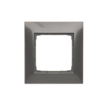 RAMKA POJEDYNCZA UNIWERSALNA IP20/IP44 ANTRACYT SIMON 54 - KONTAKT SIMON - DR1/48