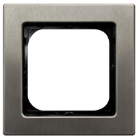 RAMKA POJEDYNCZA STALOWY INOX SONATA - OSPEL - R-1RM/37