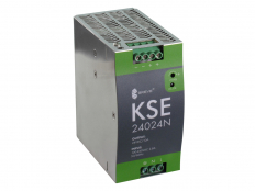 ZASILACZ IMPULSOWY KSE 230/ 24VDC 10A 240W na szynę DIN, Uzas: 96-264V AC - BREVE - 18924-9988