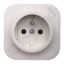 GNIAZDO POJEDYNCZE Z UZIEMIENIEM 2P+Z 16 A KREMOWE FORIX - LEGRAND - 782447