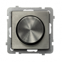 ŚCIEMNIACZ PRZYCISKOWO-OBROTOWY 40-400W STAL INOX SONATA - OSPEL - ŁP-8RM/m/37