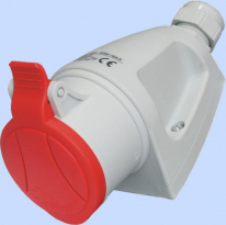 GNIAZDO STAŁE MINI GSM 16A 400V 3P+N+Z 6/5 - ELEKTROMET DZIERŻONIÓW - 921860