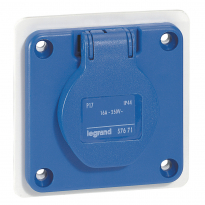 GNIAZDO TABLICOWE IP44 230 V 16 A 2P+Z P17 - LEGRAND - 057671