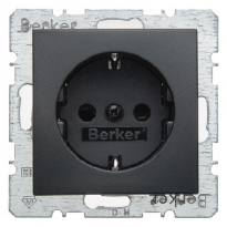 GNIAZDO SCHUKO ANTRACYT B.KWADRAT/B.3/B.7 - HAGER - 47231606