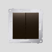 Łącznik świecznikowy (moduł) 10AX, 250V~, szybkozłącza; brąz mat - KONTAKT SIMON - DW5.01/46