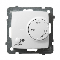 REGULATOR TEMPERATURY BIAŁY KARO - OSPEL - RTP-1SN/m/00