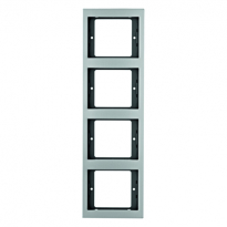 RAMKA POCZWÓRNA PIONOWA ALUMINIUM K.5 - HAGER - 13437003