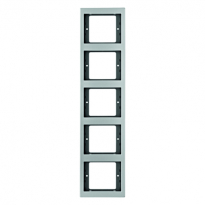 RAMKA PIĘCIOKROTNA PIONOWA ALUMINIUM K.5 - HAGER - 13537003