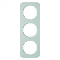 RAMKA POTRÓJNA ALUMINIUM/BIAŁY R.1 - HAGER - 10132174