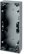 PUSZKA POTRÓJNA NATYNKOWA ALUMINIUM MAT S.1 - HAGER - 10439939