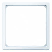 PIERŚCIEŃ PRZEJŚCIOWY DO PŁYTKI CENTRALNEJ 50 X 50 MM BIAŁY AKSAMIT Q.1 - HAGER - 11096079