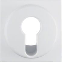 ELEMENT CENTRALNY DO ŁĄCZNIKA NA KLUCZ BIAŁY AKSAMIT Q.1 - HAGER - 15076089