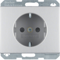 GNIAZDO SCHUKO ALU K.5  - HAGER - 41357003