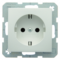 GNIAZDO SCHUKO BIAŁY S.1/B.3/B.7 - HAGER - 41431909