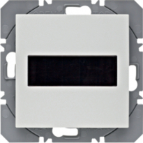 PRZYCISK POJEDYNCZY PŁASKI Z BATERIĄ SŁONECZNĄ BIAŁY MAT S.1/B.3/B.7 KNX RF  - HAGER - 85655188