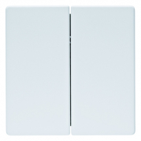 PRZYCISK PODWÓJNY QUICKLINK BIAŁY Q.1/Q.3 KNX RF - HAGER - 85146129
