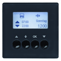 ŻALUZJOWY ŁĄCZNIK CZASOWY Z WYŚWIETLACZEM ANTRACYT Q.1/Q.3 - HAGER - 85741126