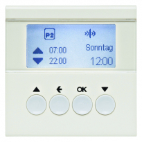 ŻALUZJOWY ŁĄCZNIK CZASOWY Z WYŚWIETLACZEM KREM POŁYSK S.1 - HAGER - 85741182