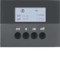 ŁĄCZNIK CZASOWY QUICKLINK ANTRACYT MAT K.1 KNX RF  - HAGER - 85745275