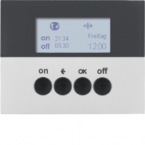 ŁĄCZNIK CZASOWY QUICKLINK ALU LAKIEROWANY K.5 KNX RF - HAGER - 85745277
