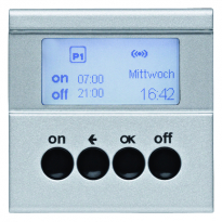 ŁĄCZNIK CZASOWY QUICKLINK ALU MAT B.7 KNX RF - HAGER - 85745283