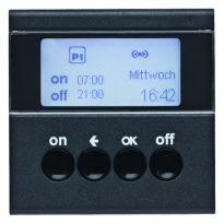 ŁĄCZNIK CZASOWY QUICKLINK ANTRACYT MAT S.1/B.3/B.7KNX RF - HAGER - 85745285
