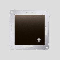 Łącznik krzyżowy (moduł) 10AX, 250V~, szybkozłącza; brąz mat - KONTAKT SIMON - DW7.01/46