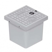 STUDZIENKA PROBIERCZA GRUNTOWA DO ZŁĄCZA ODGROMOWEGO 200X200X165 SZARA    TYP AN-60C - AN-KOM Sp. z o.o. - G645532