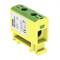OTL35  żółto-zielony 1xAl/Cu 2,5-35mm2 1000V AC/1500V DC Zacisk uniwersalny - MOREK - MAA1035Y10