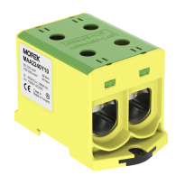 OTL240-2  żółto-zielony 2xAl/Cu 35-240mm2 1000V AC/1500V DC Zacisk uniwersalny - MOREK - MAA2240Y10