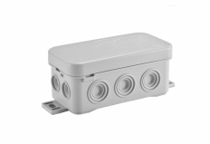 PUSZKA NATYNK 35X75X40MM Z DŁAWICĄ ZINTEGROWANĄ SAMOZATRZASKOWA IP54 SZARY FASTBOX N8 - SIMET - 83008002
