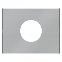 ELEMENT CENTRALNY DO ŁĄCZNIKA I SYGNALIZATORA ŚWIETLNEGO E10 STAL SZLACHETNA LAKIEROWANA K.5 - HAGER - 11657004