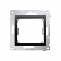 Adapter (przejściówka) na osprzęt standardu 45 × 45 mm; antracyt *Do gniazd teleinformatycznych Simon Connect - KONTAKT SIMON - DA45.01/48