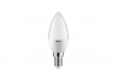 ŻARÓWKA LED E14 C30 6W 470LM 3000K ŚWIECZKA ODPOWIEDNIK 40W - GTV - LD-SMGC30B-60