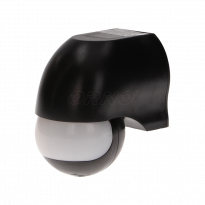 CZUJNIK RUCHU PIR 180° IP44, 1200W, CZARNY - ORNO - OR-CR-204/B